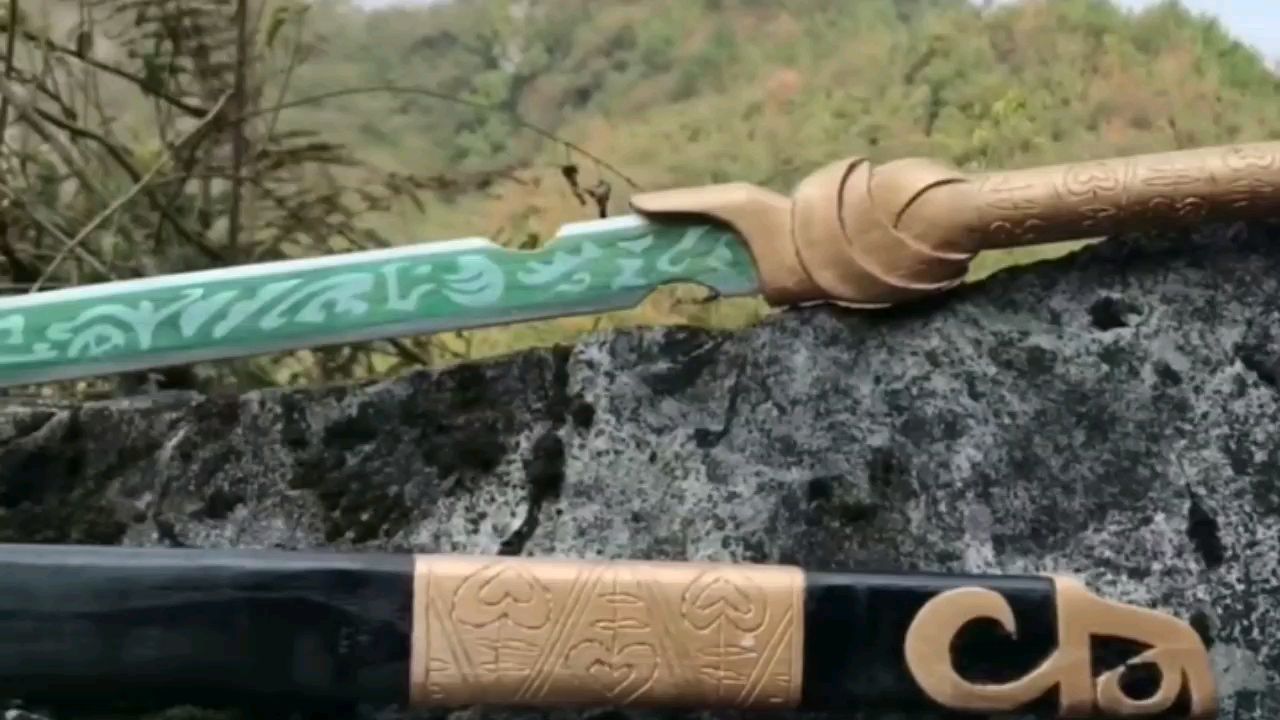 纯手工打造破月剑